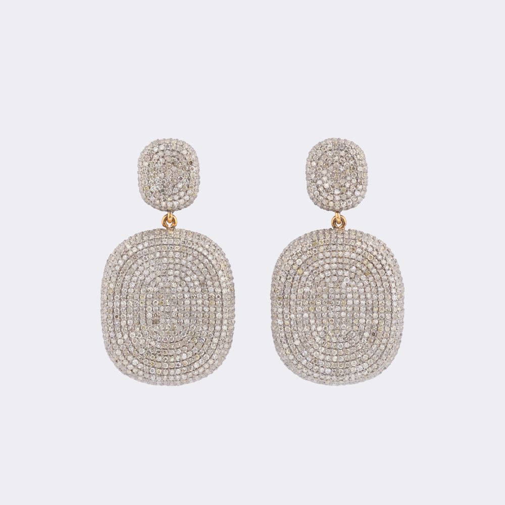 Paar Brillant Ohrhänger