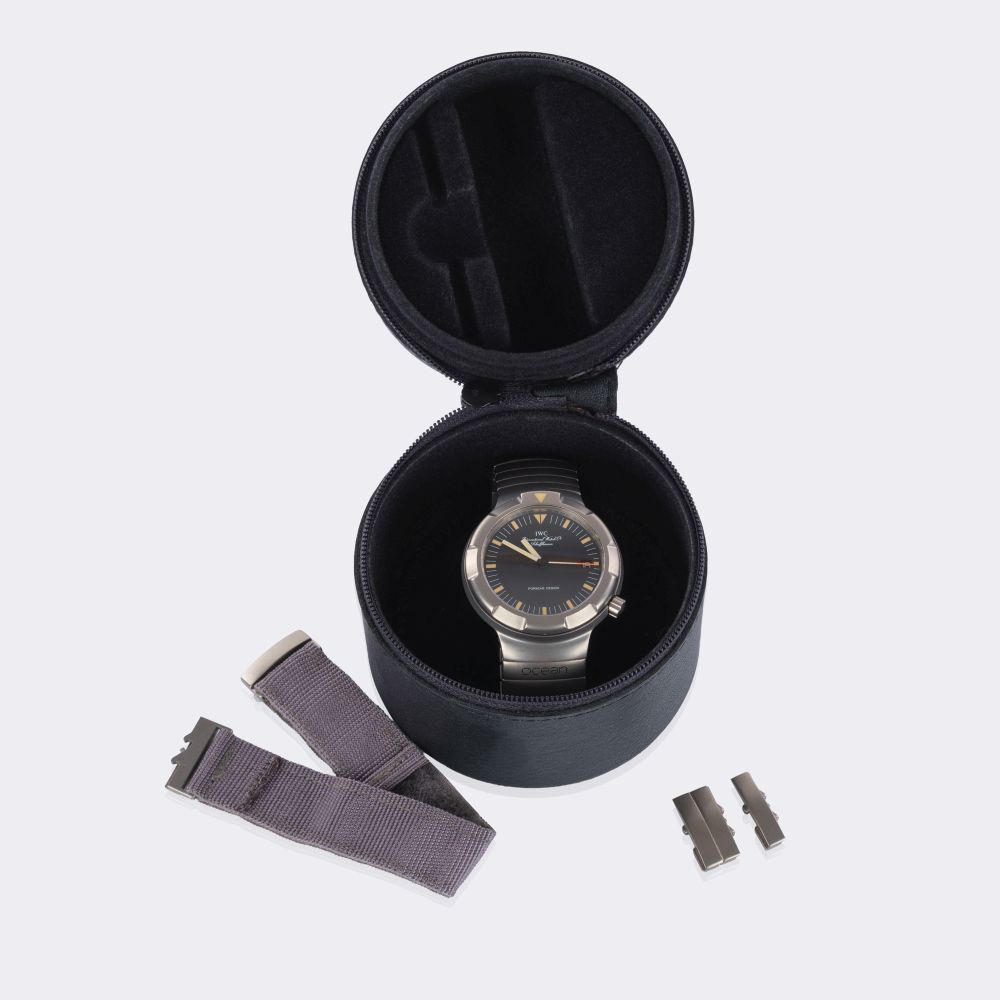 Seltene Herren-Armbanduhr IWC Porsche Design - Bild 7