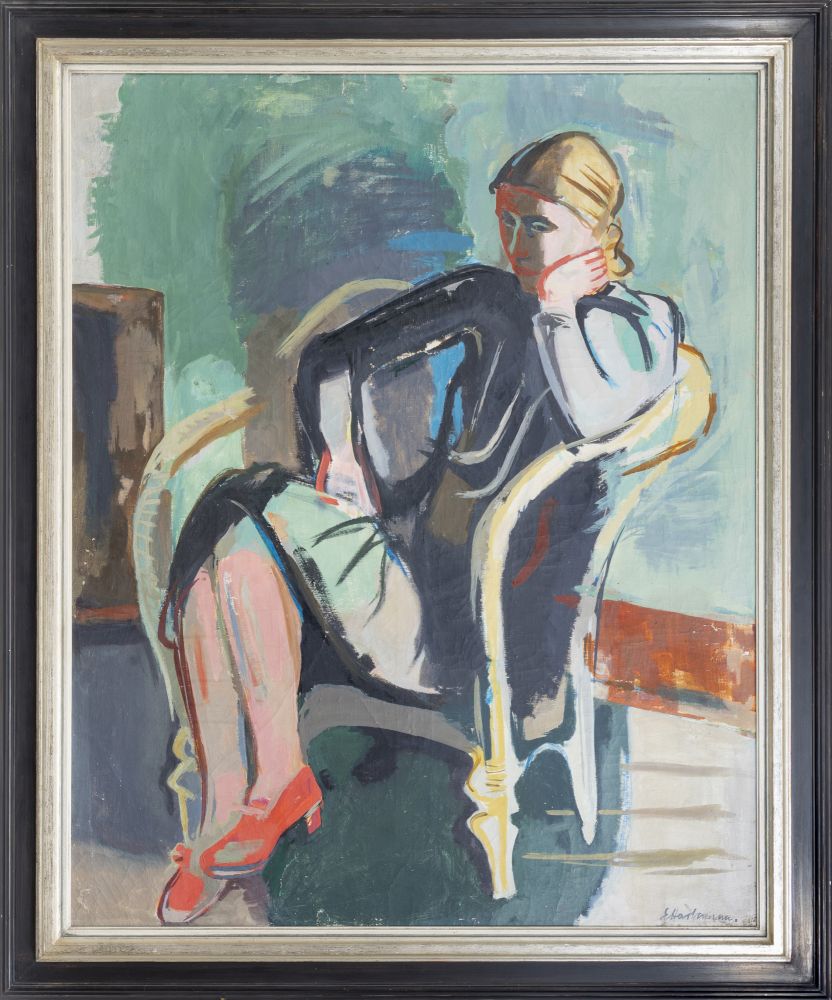 Frau im Sessel - Hildegard Eggers-Kestner - Bild 2