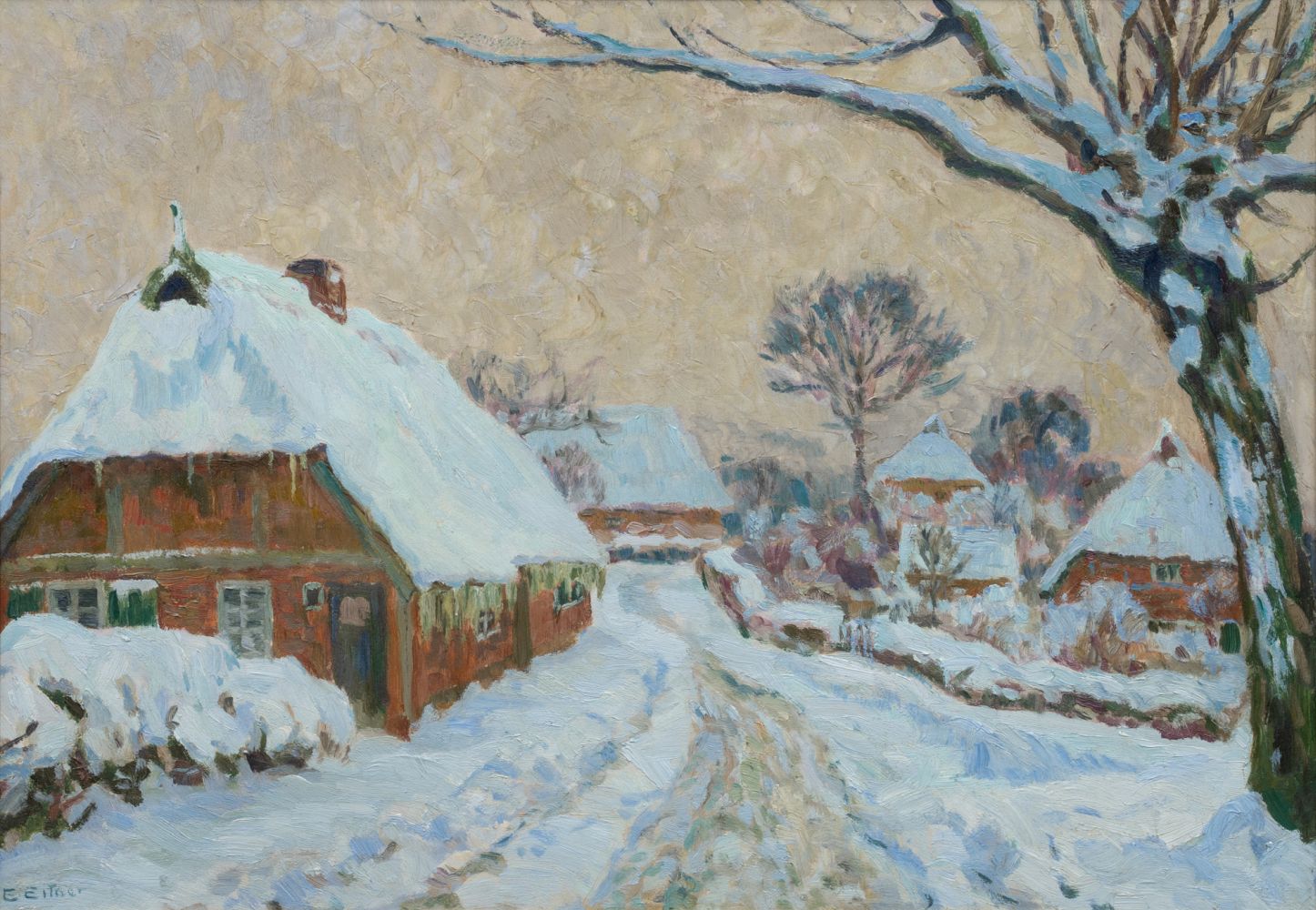 Hummelsbüttel im Schnee