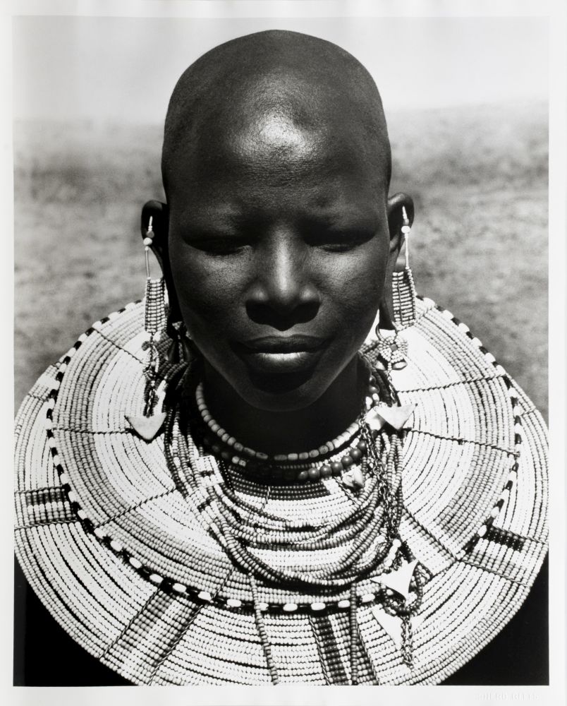 Maasai Woman - Neck Ornamentation