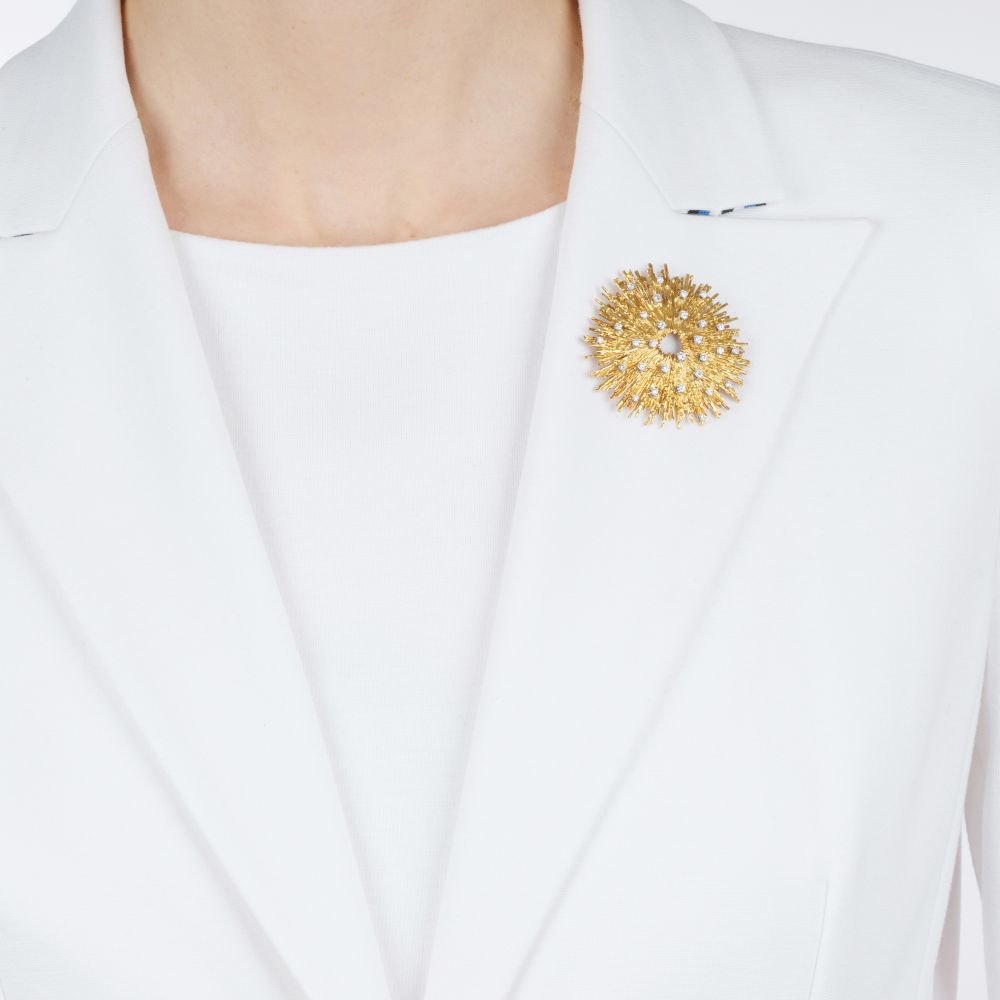 Vintage Brillant-Brosche 'Stern' - Bild 2