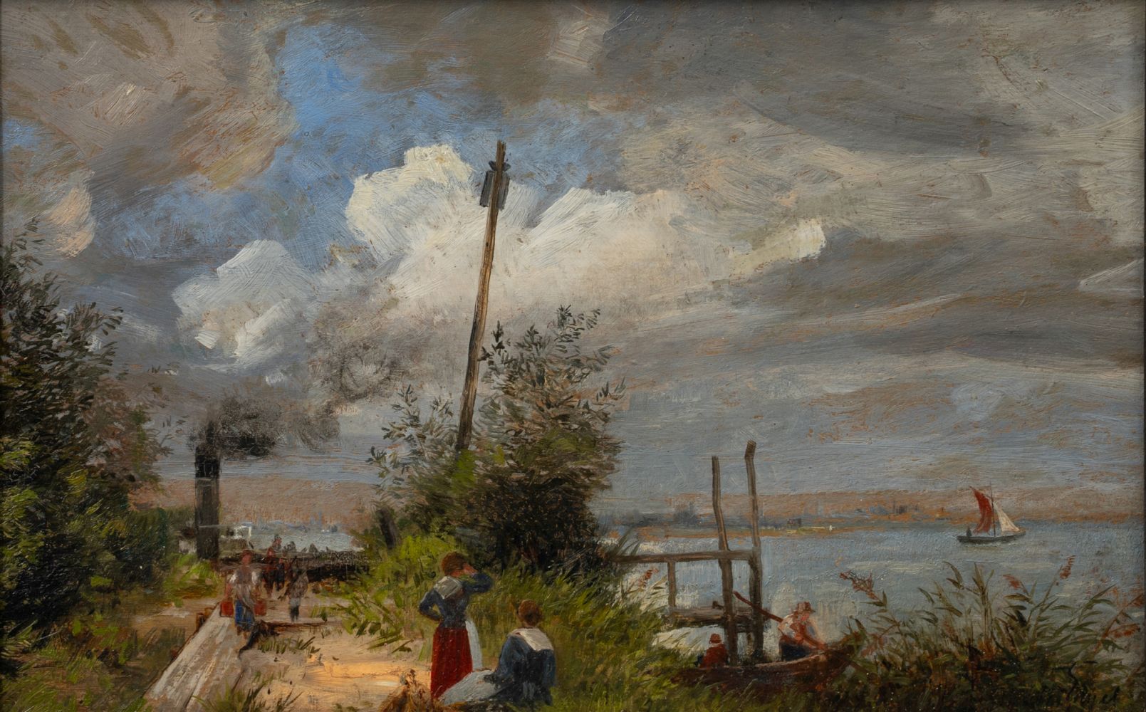 Küstenszene an der Flensburger Förde