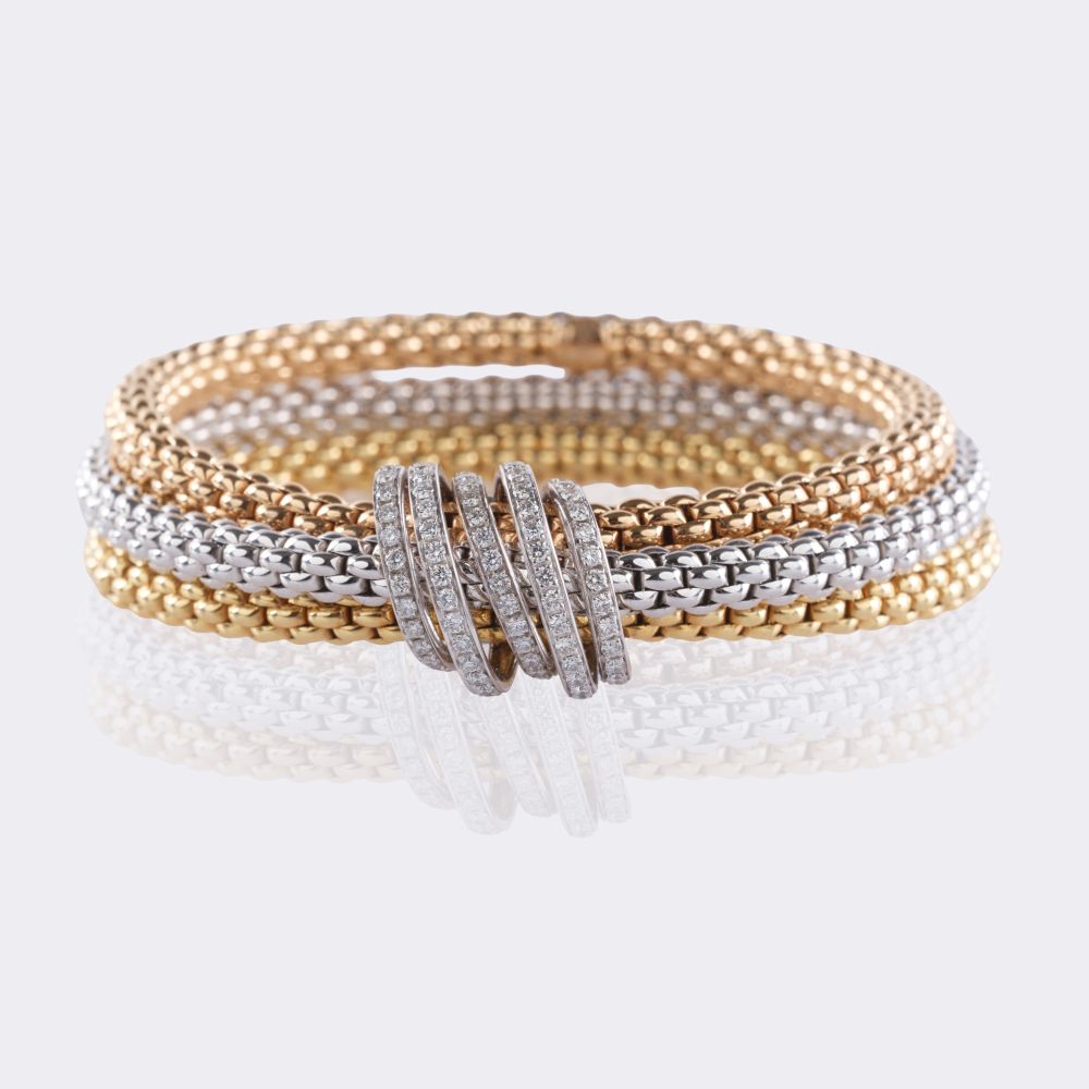 Tricolour Flexi-Armband 'Mia luce'