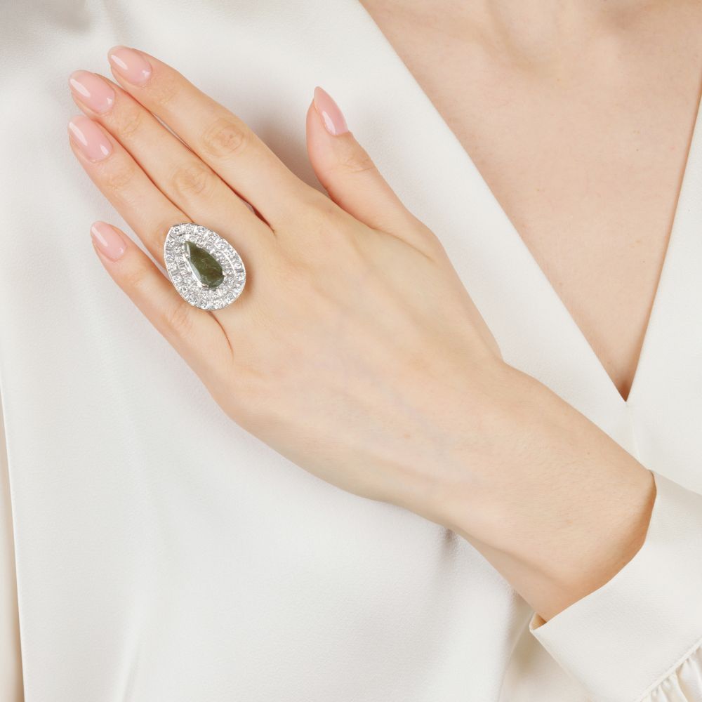 Beryll Brillant Cocktailring - Bild 3