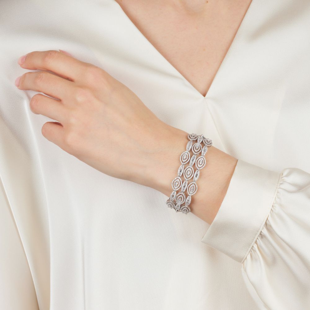 Hochkarätiges Diamant Armband - Bild 3