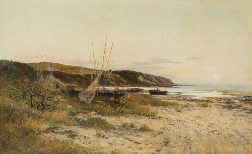 Fischer bei Göhren auf Rügen