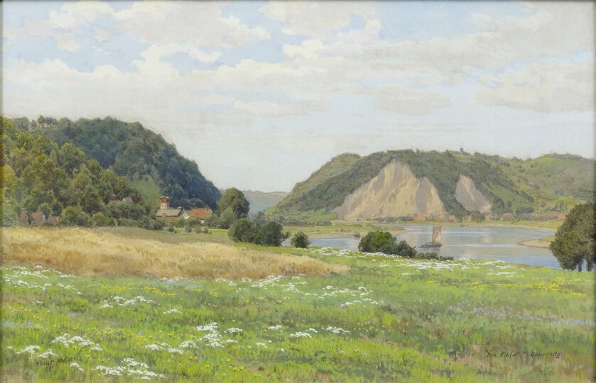 Das Elbtal bei Gauernitz