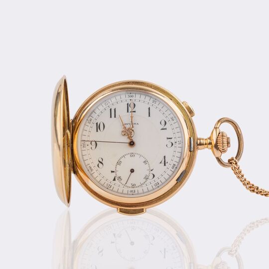 Savonette mit Chronograph und Viertelstunden Repetition