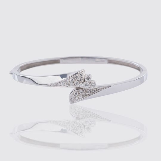 Armreif mit Brillant-Besatz