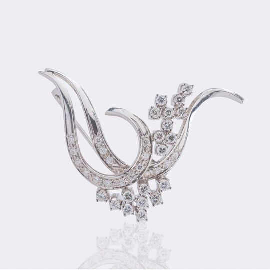 Vintage Brillant Brosche