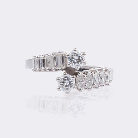 Moi-et-Toi Diamant Ring