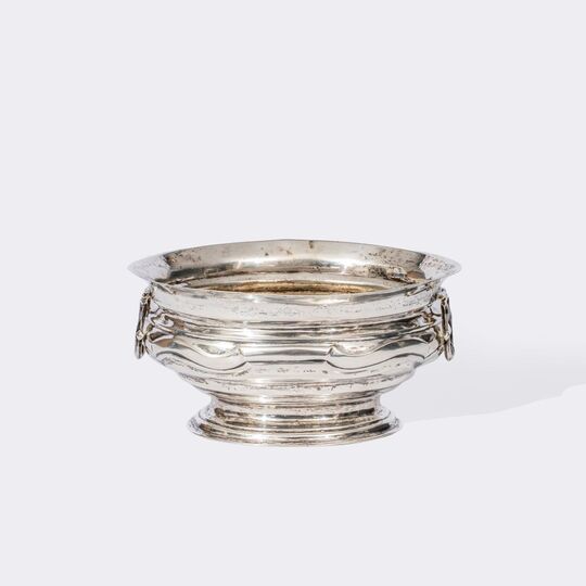 Kleine barocke Fußschale