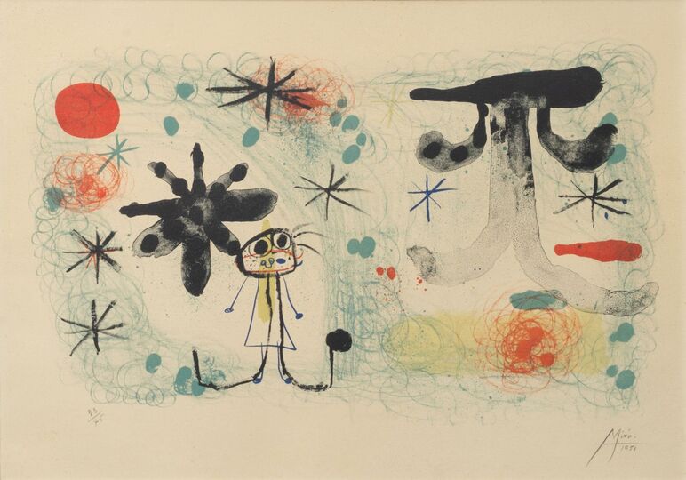 Personage dans un jardin IV