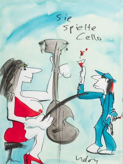 Sie spielte Cello