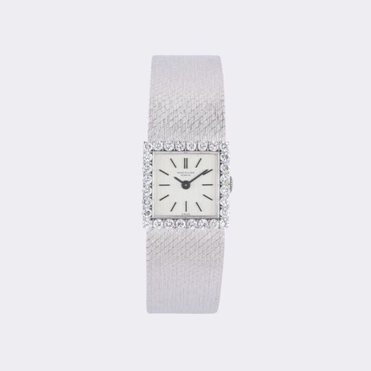 Feine Damen-Armbanduhr mit Diamanten