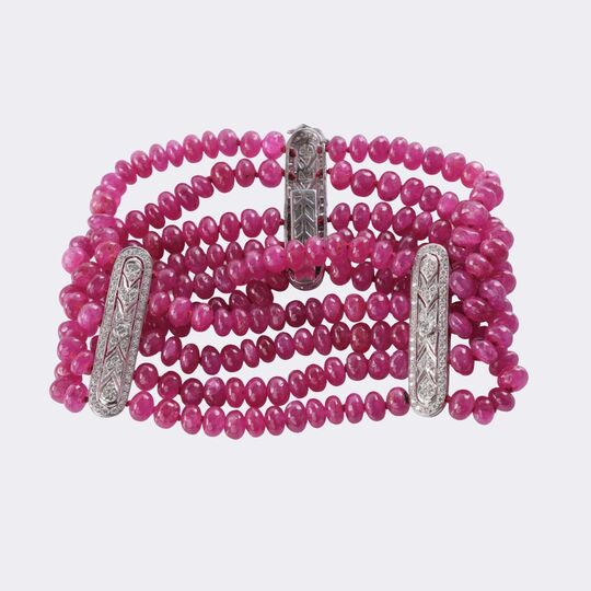 Rubin Brillant Armband