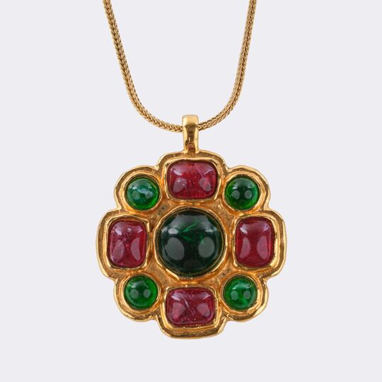 Gripoix Kette im byziantischen Stil