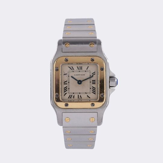 Damen-Armbanduhr 'Santos de Cartier Galbée'
