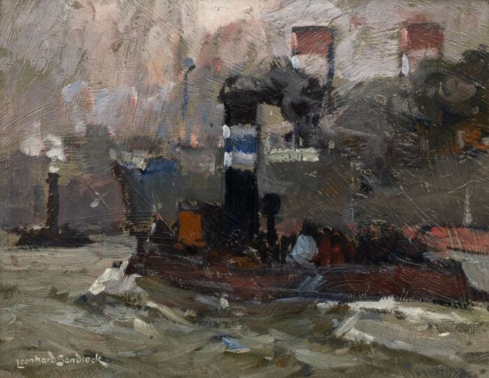 Anfahrt der Hafenarbeiter