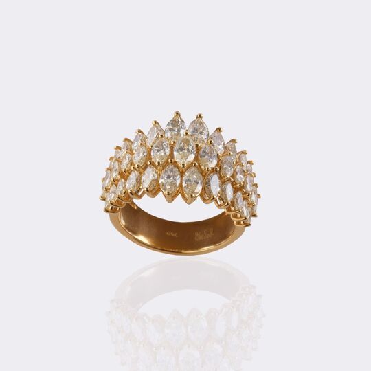 Fancy Diamant Bandring