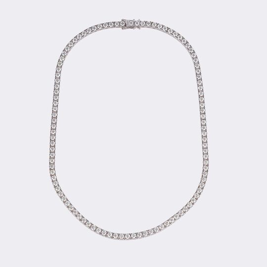 High-carat Riviére Diamond Necklace