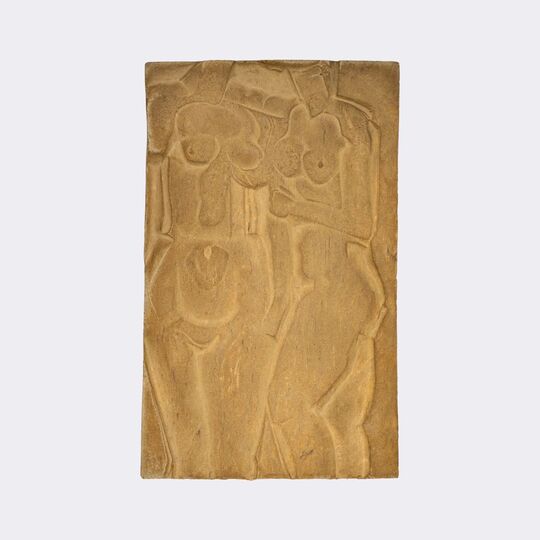 Reliefkomposition zweier Frauen