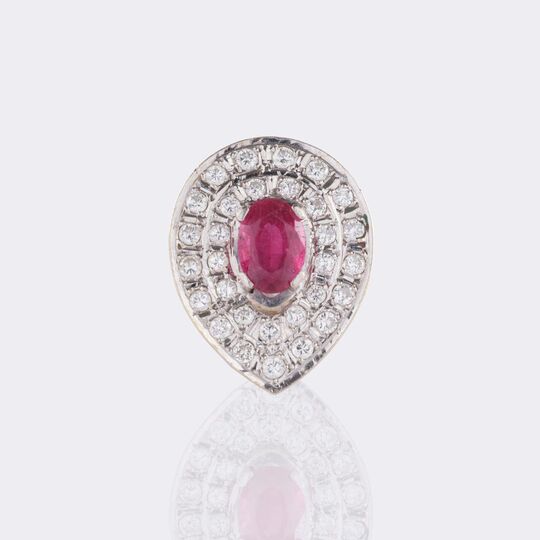 Turmalin-Brillant Cocktailring