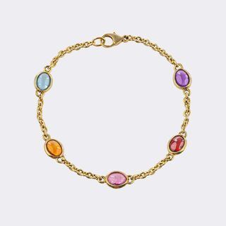 Armband mit Farbedelsteinen