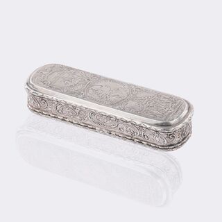 Tabatière auf die Schlacht bei Minden am 1. August 1759