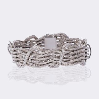 Vintage Goldarmband mit Brillant-Besatz