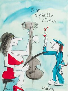 Sie spielte Cello