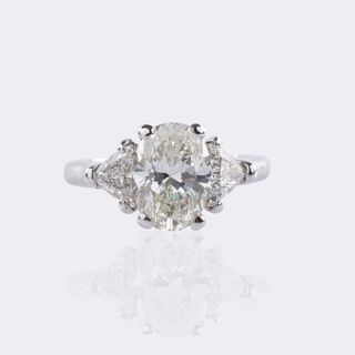 Hochkarätiger Solitär Ring