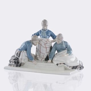 Drei spielende holländische Mädchen