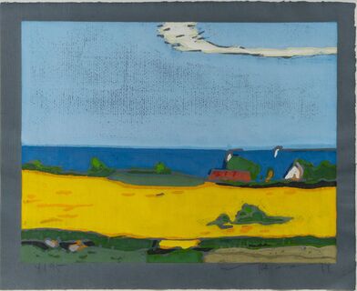 Raps vor Ostsee bei Ohrfeldhaff