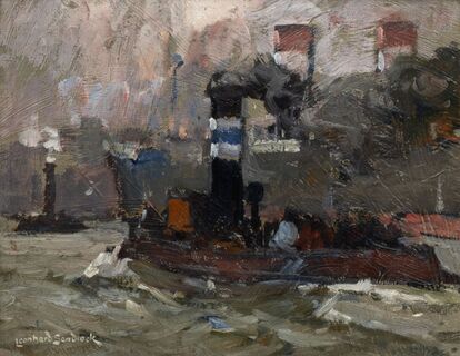 Anfahrt der Hafenarbeiter