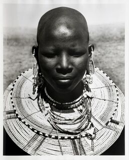 Maasai Woman - Neck Ornamentation
