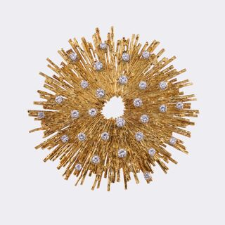 Vintage Brillant-Brosche 'Stern'