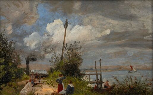 Küstenszene an der Flensburger Förde