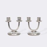 Paar Art-déco Kerzenleuchter