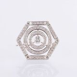 Brillant Brosche im Art-déco Stil - Bild 1