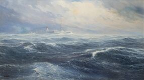 Ein Passagierschiff der Hamburg-Süd auf hoher See - Bild 1