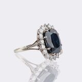 Saphir Brillant Cocktailring - Bild 2