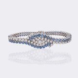 Vintage Saphir Brillant Armband - Bild 1