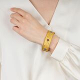 Vintage Gold Armband mit Lapislazuli und Kleinstdiamanten - Bild 3