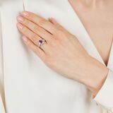 Rubin Ring mit Brillant-Besatz - Bild 3