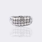 Ikonisches Weißgold-Set 'Pharao' mit Collier, Armband, Brosche und Ring - Bild 5