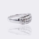 Ikonisches Weißgold-Set 'Pharao' mit Collier, Armband, Brosche und Ring - Bild 6