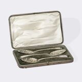 Satz von 3 George IV Früchtelöffel - Bild 2