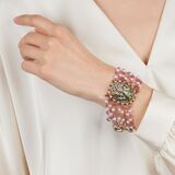 Außergewöhnliches Armband 'Skarabäus' mit Diamant- und Farbedelstein-Besatz - Bild 4